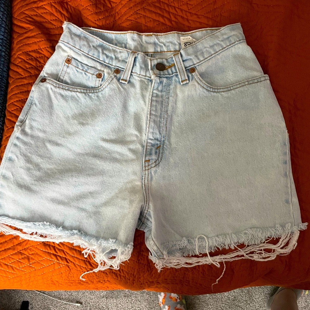 Vintage Light Blue 512 Levi Shorts